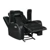 New Classic U1769V-13P2-BLK New Classic U1769V-13P2-BLK Orion II - Glider Recliner With Power Headrest & Footrest - Black
