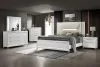 Coaster Fine Furniture 224961KW-S5 Marmore - 5 Piece California King Bedroom Set - White