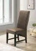 Coaster Fine Furniture 106388 Barrand - Upholstered Dining Side Chair (Set of 2) - Chocolate