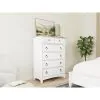 Riverside Furniture 91465 Maddox - 5 Drawer Chest - White