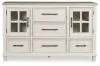 Benchcraft® B683-31 Shaybrock - Dresser - Antique White / Brown