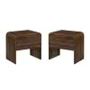 New Classic 30-T3518W-2ET New Classic 30-T3518W-2ET Mara - One Drawer End Table / Bedside Table (Set of 2) - Walnut