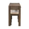 Liberty Furniture 449-OT-A3PCS Broadmore - 3 Piece Table Set (1 Console Table 2 Console Stools) - Cobblestone Brown