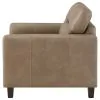 Coaster Fine Furniture 504669 Scotland - Faux Leather Upholstered Track Arm Chair - Brown