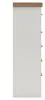 Benchcraft® B4615-46 Savonport - Five Drawer Chest - White / Brown