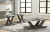 Ashley Furniture T400-13 Bensonale - Occasional Table Set (Set of 3) - Brown / Gray