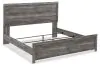 Ashley Furniture B1290B4 Bronyan - King Panel Bed - Dark Gray