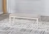 Ashley Furniture D642-00 Robbinsdale - Large Upholstered Dining Room Bench - Antique White