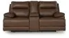 Ashley Furniture U1040018 Vonryan - Power Reclining Loveseat With Console / Adj Headrest - Tobacco