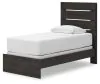 Ashley Furniture PCB2108B11 Hollivern - Twin Panel Bed - Dark Gray