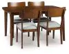 Ashley Furniture PCD609-225 Tameride - Dining Room Table Set (Set of 5) - Brown