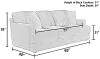 Jackson Furniture Industries 230303-1847/09-1998/09 Eagan - Sofa - Chocolate
