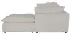Jackson Furniture Industries 4445/31/59/28/4-11 Jackson Furniture Industries 4445/31/59/28/4-11 Posh - 4 Piece Modular Sectional With 1 Armless, 2 Corners, 1 Cocktail Ottoman - Porcelain