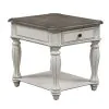 Liberty Furniture 244-OT-O3PCS Liberty Furniture 244-OT-O3PCS Magnolia Manor - 3 Piece Table Set (1 Round Cocktail 2 End Tables) - Antique White