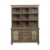 Liberty Furniture 412-HOJ-CHS Simply Elegant - Credenza & Hutch - Heathered Taupe