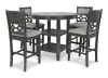 New Classic D1763-52S-GRY Mitchell - 5 Piece Counter Dining Set - Gray