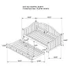 CoasterElevations 300053 Julie Ann - Wood Twin Daybed With Trundle - White
