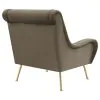 Coaster Fine Furniture 903044 Ricci - Upholstered Saddle Arm Accent Chair - Truffle