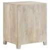 CoasterEssence 953569 August - 1-Drawer Trellis Pattern Storage Cabinet - White Washed