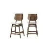 New Classic D1651-22 Oscar - Counter Chair (Set of 2) - Walnut