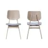 New Classic D1651W-20 New Classic D1651W-20 Oscar - Wood Back Chair (Set of 2) - White Ash