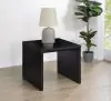 Coaster Fine Furniture 706227 Knapp - Engineered Wood Square Side End Table - Black