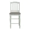Liberty Furniture 334-B150224 Cumberland Creek - Slat Back Counter Chair - White