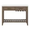 Liberty Furniture 618-SR4836 Edison - Server With Faux Marble Top - Brownstone
