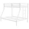 Coaster Fine Furniture 460365WHT Alevera - Metal Twin Over Full Bunk Bed With Ladder - White