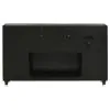 Coaster Fine Furniture 223163FB Lorient - 8-Drawer LED Bedroom Flame Box Dresser - Black