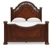 Ashley Furniture B764B5 Ashley Furniture B764B5 Lavinton - Queen Poster Bed - Brown