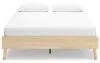 Ashley Furniture EB2444-113 Cabinella - Queen Platform Bed - Tan