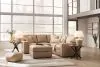 Ashley Furniture 38006/48/56/08 Bandon - 3 Pc. - 2-Piece Sectional With Raf Loveseat, Ottoman - Toffee
