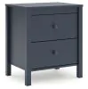 Ashley Furniture EB1528-292 Simmenfort - Two Drawer Night Stand - Navy Blue