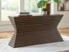 Ashley Furniture T821-4 Hannodream - Sofa Table - Warm Brown