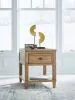 Ashley Furniture T655-3 Sharlance - Rectangular End Table - Light Brown