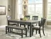 Ashley Furniture D736/25/01(6) Ashley Furniture D736/25/01(6) Tyler Creek - 7 Pc. - Dining Room Table, 6 Side Chairs - Dark Gray
