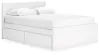 Ashley Furniture EB9630B16 Ashley Furniture EB9630B16 Onita - Queen Panel Platform Bed With 2 Side Storage - White