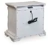 Ashley Furniture PCB948-93 Bruchandi - Three Drawer Night Stand - Antique White