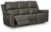 Ashley Furniture PCU1200015 Bleckley - Power Reclining Sofa With Adjustable Headrest - Anchor