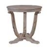 Liberty Furniture 154-OT-3PCS Greystone Mill - 3 Piece Table Set (1 Cocktail 2 End Tables) - Stone White Wash / Wirebrush Distressing