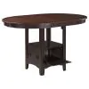 CoasterEveryday 105278-S5 Lavon - 5 Piece Oval Counter Height Dining Set - Light Chestnut