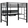 CoasterElevations 460023 Avalon - Full Workstation Loft Bed - Black