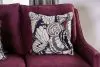 Furniture of America SM8016-LV Jillian - Loveseat - Plum / Ivory / White