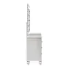 New Classic 02-9698W-VM New Classic 02-9698W-VM Valentino - Vanity Table & Mirror - White