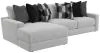 Jackson Furniture Industries 4045/73/75-58 Jackson Furniture Industries 4045/73/75-58 Arlo - 2 Piece Oversized Sofa Chaise (LSF Chaise) - Arctic