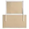 Coaster Fine Furniture 224943M Ives - 6-Drawer Dresser And Mirror - White High Gloss