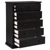Coaster Fine Furniture 460595BLK Sumerlin - 6-Drawer Bedroom Chest Of Drawers - Black