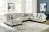 Benchcraft® 33004S1 Benchcraft® 33004S1 Maxon Place - 3-Piece Sectional With Laf Corner Chaise - Stone