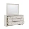 Pulaski Furniture P269-BR-K7 Camila - Dresser and Mirror - Cream
